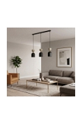 Lampa wisząca GAUDI 3 BLACK MOKKA - Emibig