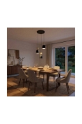 Lampa wisząca GAUDI 3PREM BLACK MOKKA - Emibig