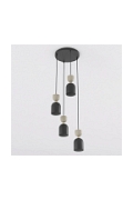 Lampa wisząca GAUDI 4PREM BLACK MOKKA - Emibig