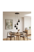 Lampa wisząca GAUDI 4PREM BLACK MOKKA - Emibig