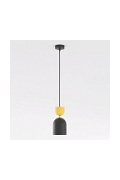 Lampa wisząca GAUDI 1 BLACK ORANGE - Emibig