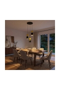 Lampa wisząca GAUDI 3PREM BLACK ORANGE - Emibig
