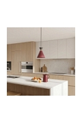 Lampa wisząca KLEVER 1 BURGUNDY BLACK - Emibig