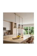 Lampa wisząca KLEVER 3 MOKKA BLACK - Emibig