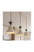 Lampa wisząca KLEVER 3 MOKKA BLACK - Emibig