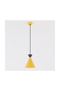 Lampa wisząca KLEVER 1 ORANGE BLACK - Emibig