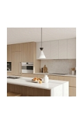 Lampa wisząca KLEVER 1 WHITE BLACK - Emibig