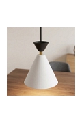 Lampa wisząca KLEVER 3 WHITE BLACK - Emibig