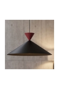 Lampa wisząca RALF 1L BL BURGUNDY - Emibig