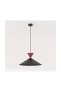 Lampa wisząca RALF 1M BL BURGUNDY - Emibig