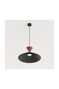 Lampa wisząca RALF 1M BL BURGUNDY - Emibig