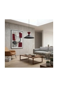 Lampa wisząca RALF 1M BL BURGUNDY - Emibig