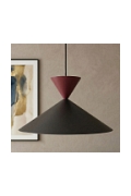 Lampa wisząca RALF 1M BL BURGUNDY - Emibig