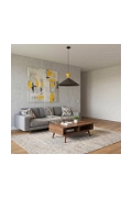 Lampa wisząca RALF 1L BL ORANGE - Emibig