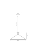 Lampa wisząca OLIVO 1L WHITE - Emibig