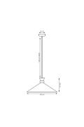 Lampa wisząca OLIVO 1M WHITE - Emibig
