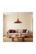 Lampa wisząca OLIVO 1L BURGUNDY - Emibig