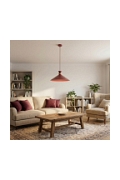 Lampa wisząca OLIVO 1M BURGUNDY - Emibig