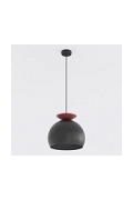Lampa wisząca GEO 1 BLACK BURGUNDY - Emibig