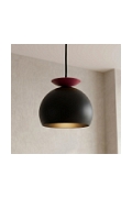 Lampa wisząca GEO 1 BLACK BURGUNDY - Emibig