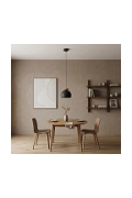 Lampa wisząca GEO 1 BLACK MOKKA - Emibig