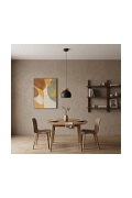 Lampa wisząca GEO 1 BLACK ORANGE - Emibig