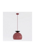 Lampa wisząca GEO 1 BURGUNDY BLACK - Emibig