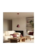 Lampa wisząca GEO 1 BURGUNDY BLACK - Emibig