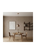 Lampa wisząca GEO 1 MOKKA BLACK - Emibig