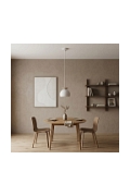 Lampa wisząca GEO 1 WHITE MOKKA - Emibig