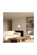 Lampa wisząca GEO 1 WHITE MOKKA - Emibig