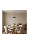 Lampa wisząca FLORA 1 BLACK OPAL - Emibig
