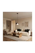 Lampa wisząca FLORA 1 BLACK OPAL - Emibig