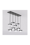 Lampa wisząca FLORA 9 BLACK OPAL - Emibig