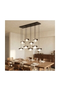 Lampa wisząca FLORA 9 BLACK OPAL - Emibig