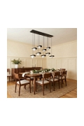 Lampa wisząca FLORA 9 BLACK OPAL - Emibig