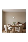 Lampa wisząca FLORA 1 WHITE OPAL - Emibig