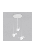 Lampa wisząca FLORA 3PREM WHITE OPAL - Emibig