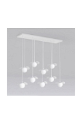 Lampa wisząca FLORA 9 WHITE OPAL - Emibig