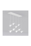 Lampa wisząca FLORA 9 WHITE OPAL - Emibig