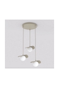 Lampa wisząca FLORA 3PREM MOKKA OPAL - Emibig