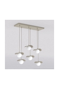 Lampa wisząca FLORA 6 MOKKA OPAL - Emibig