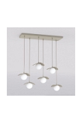 Lampa wisząca FLORA 6 MOKKA OPAL - Emibig