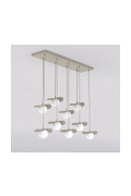 Lampa wisząca FLORA 9 MOKKA OPAL - Emibig