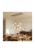 Lampa wisząca FLORA 9 MOKKA OPAL - Emibig