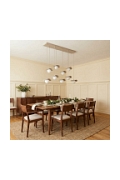 Lampa wisząca FLORA 9 MOKKA OPAL - Emibig