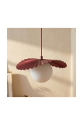 Lampa wisząca FLORA 9 BURGUNDY OPAL - Emibig