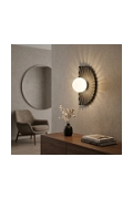 Kinkiet FLORA K1 BLACK OPAL - Emibig