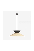 Lampa wisząca SOFTA 1 RATTAN BLACK - Emibig