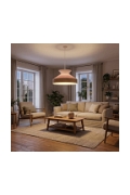 Lampa wisząca SIESTA 1 ROSE - Emibig
